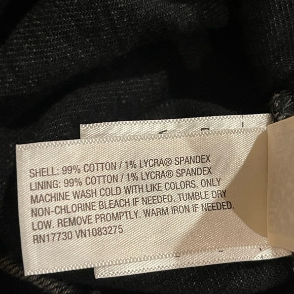 NWT Universal Thread Women’s 2 Long Sleeve Washed Black Denim Jumpsuit - Picture 6 of 8